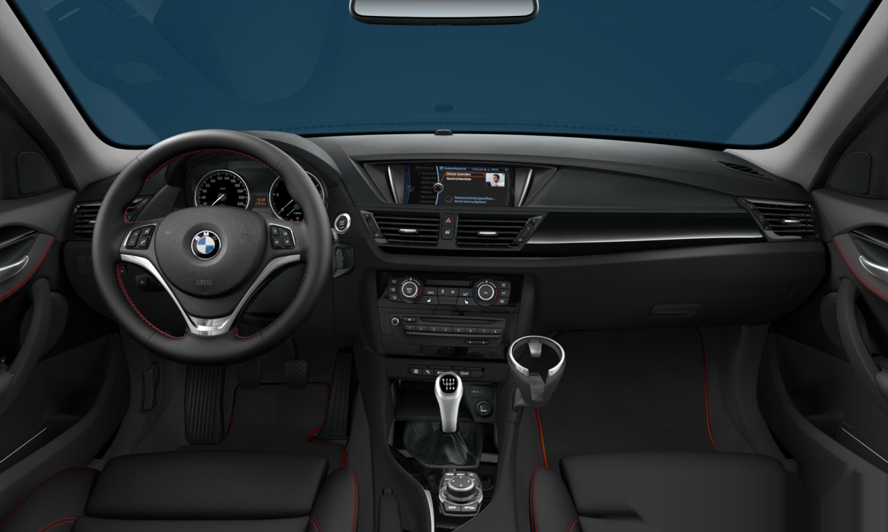 Interior of 2013 BMW X1 xDrive18d (E84), VIN WBAVP71010VW65496