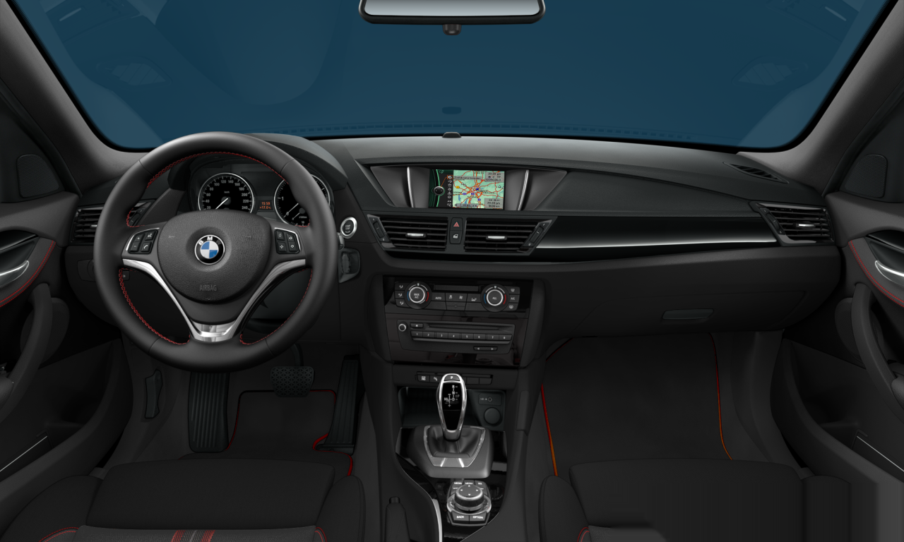 Interior of 2013 BMW X1 xDrive18d (E84), VIN WBAVP71080VW32981
