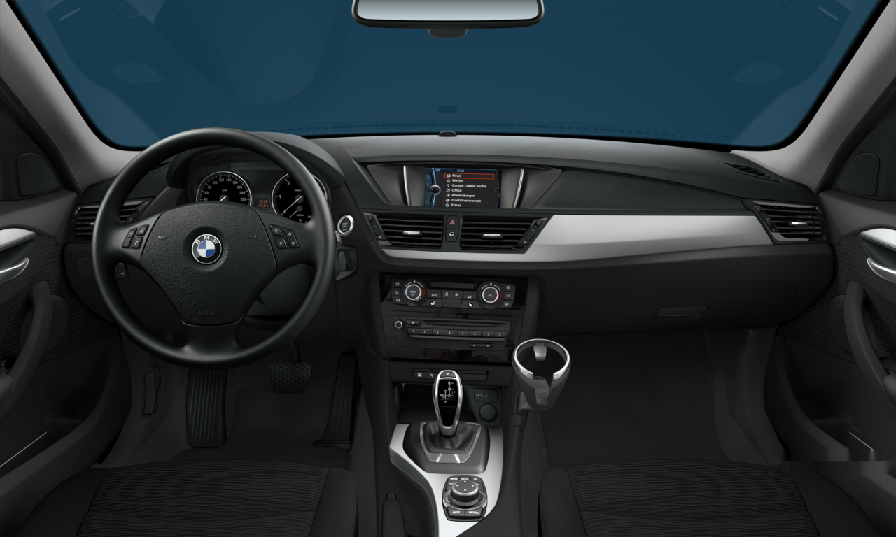 Interior of 2014 BMW X1 xDrive18d (E84), VIN WBAVP71080VW36769