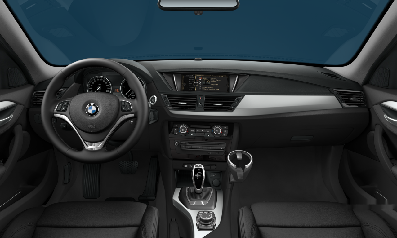 Interior of 2013 BMW X1 xDrive18d (E84), VIN WBAVP710X0VW30391