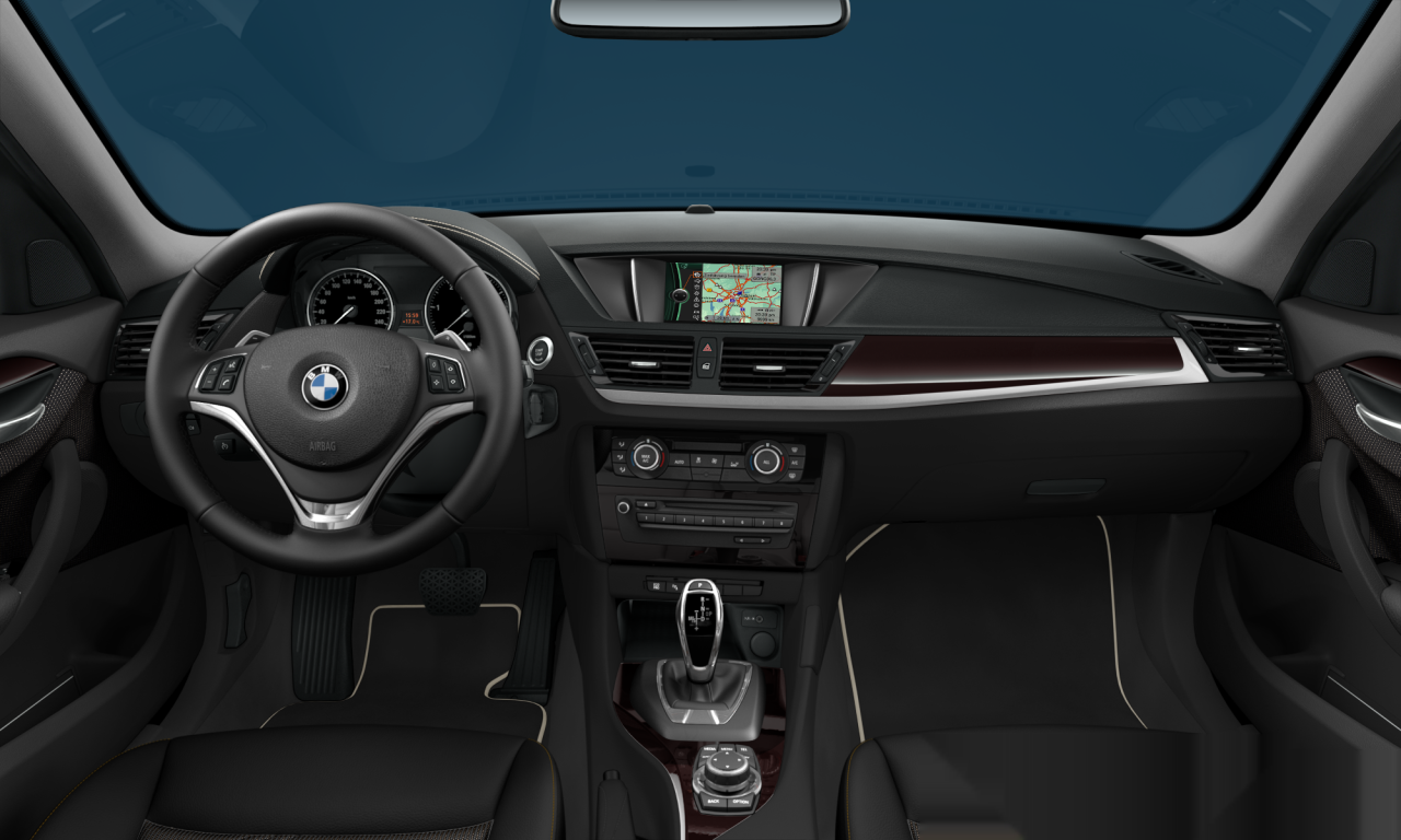 Interior of BMW X1 xDrive20d (E84), VIN WBAVP91000VV47385