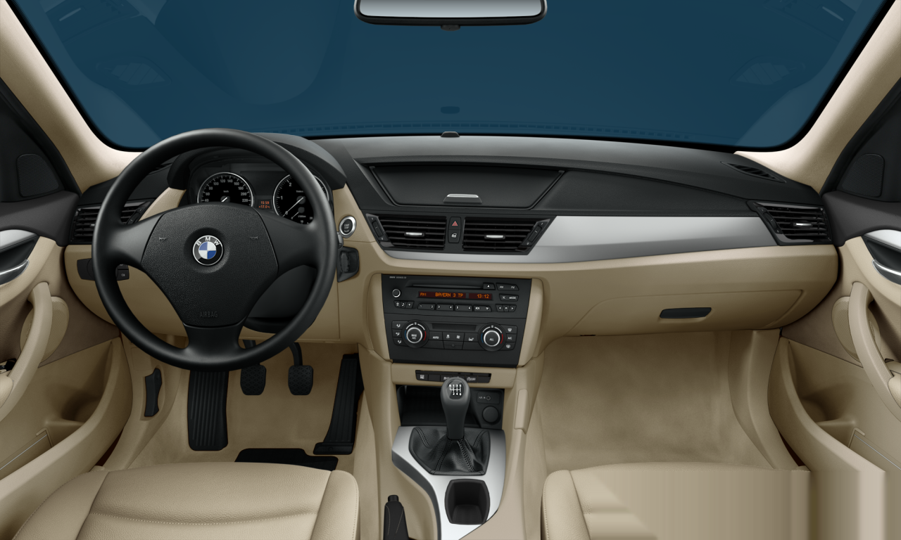 Interior of BMW X1 xDrive20d (E84), VIN WBAVP91000VV60217