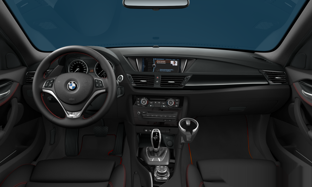 Interior of 2013 BMW X1 xDrive20d (E84), VIN WBAVP91030VV38213