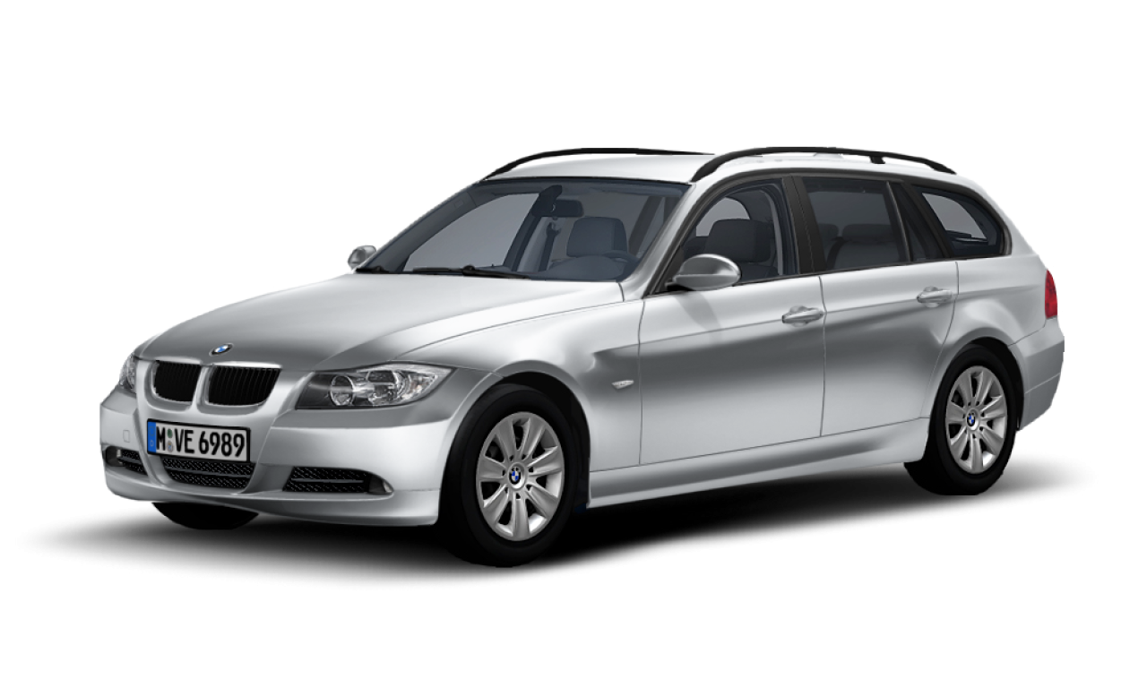 Exterior of BMW 318i (E91), VIN WBAVR510X0K028123