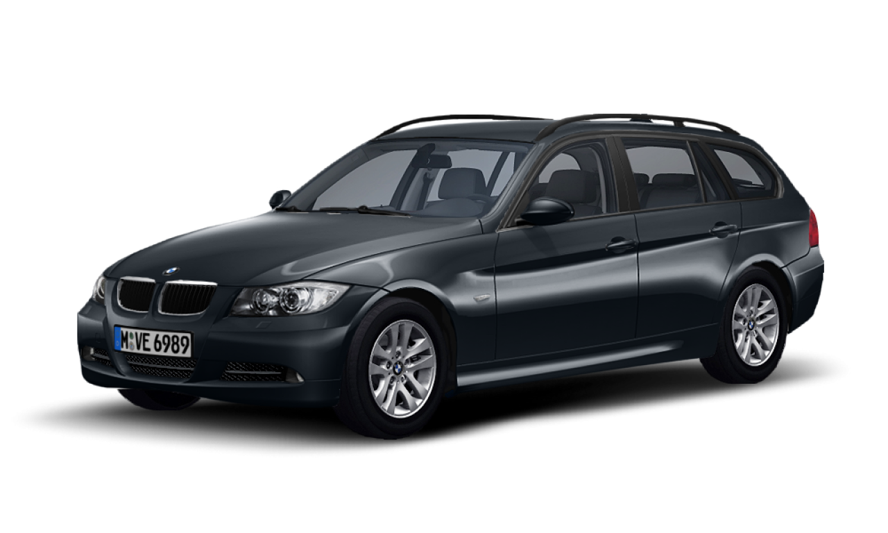 Exterior of BMW 320i (E91), VIN WBAVR71040FT31810