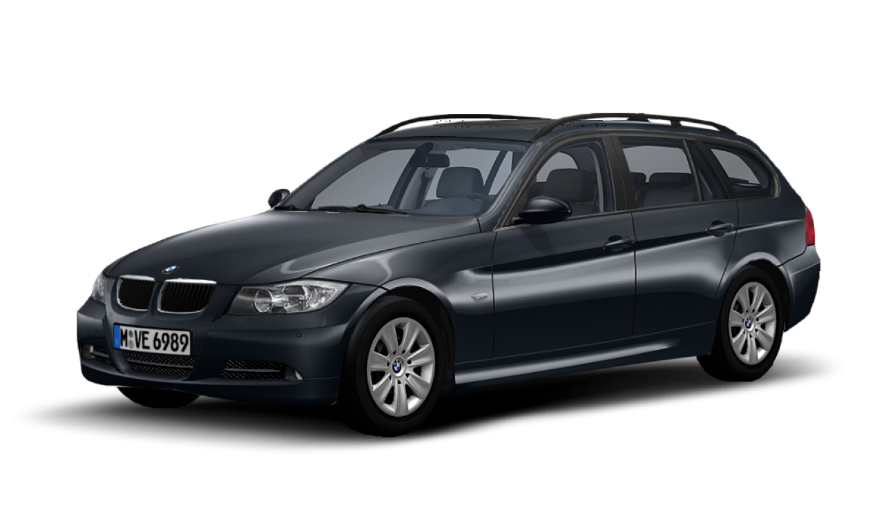 Exterior of 2007 BMW 320i (E91), VIN WBAVR71060K022850