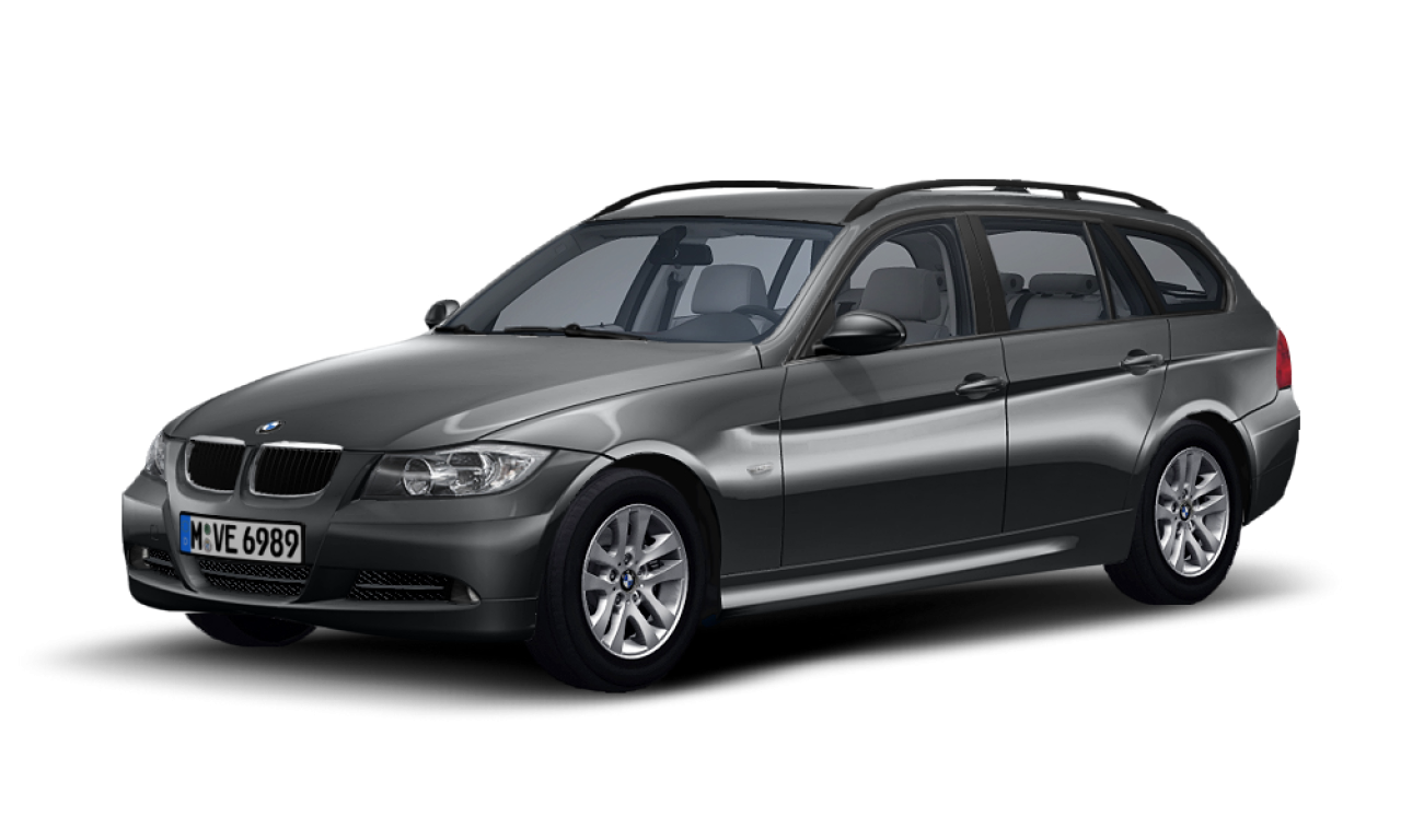 Exterior of BMW 320i (E91), VIN WBAVR91070A101946