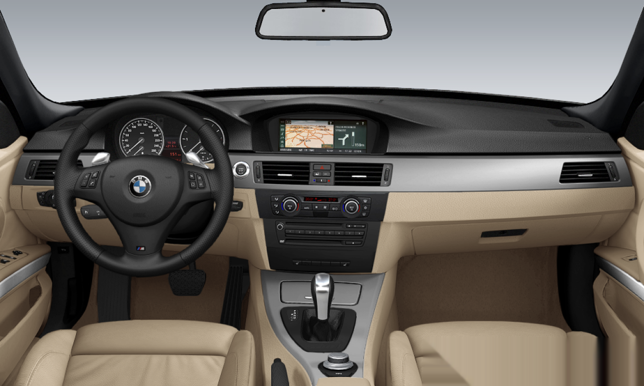 Interior of 2007 BMW 335d (E91), VIN WBAVS91070KZ86809
