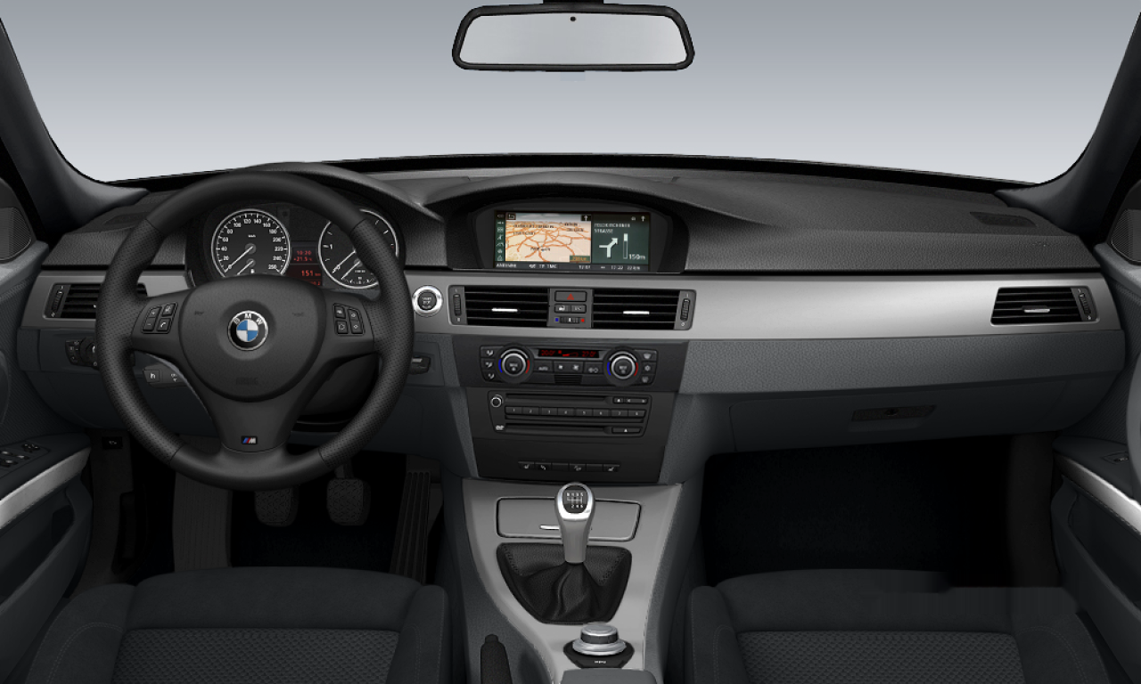 Interior of BMW 330xd (E91), VIN WBAVT91000KT88722