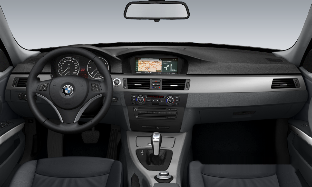 Interior of 2006 BMW 330xd (E91), VIN WBAVT91050KT90658