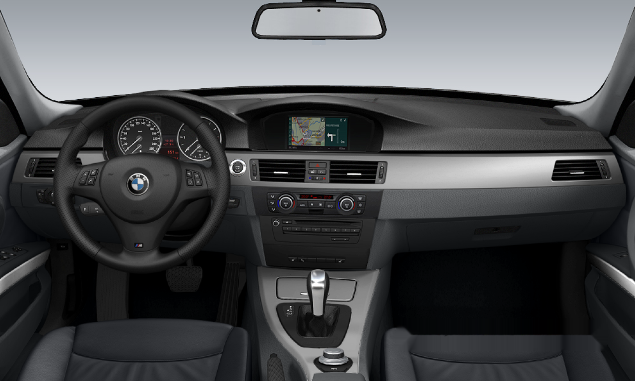 Interior of BMW 320d (E91), VIN WBAVU31000KZ09271