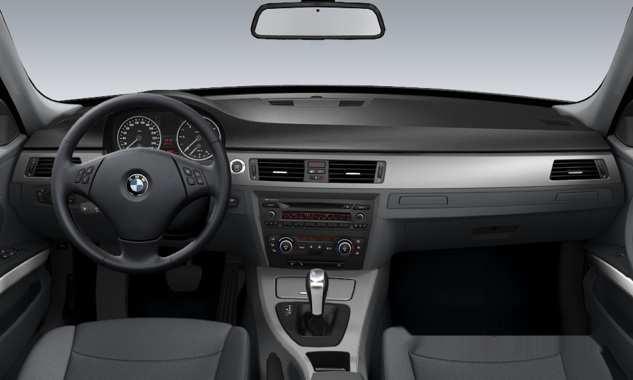 Interior of 2006 BMW 320d (E91), VIN WBAVU31010KZ14043