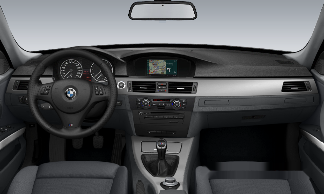 Interior of 2007 BMW 320d (E91), VIN WBAVU31020KY45475