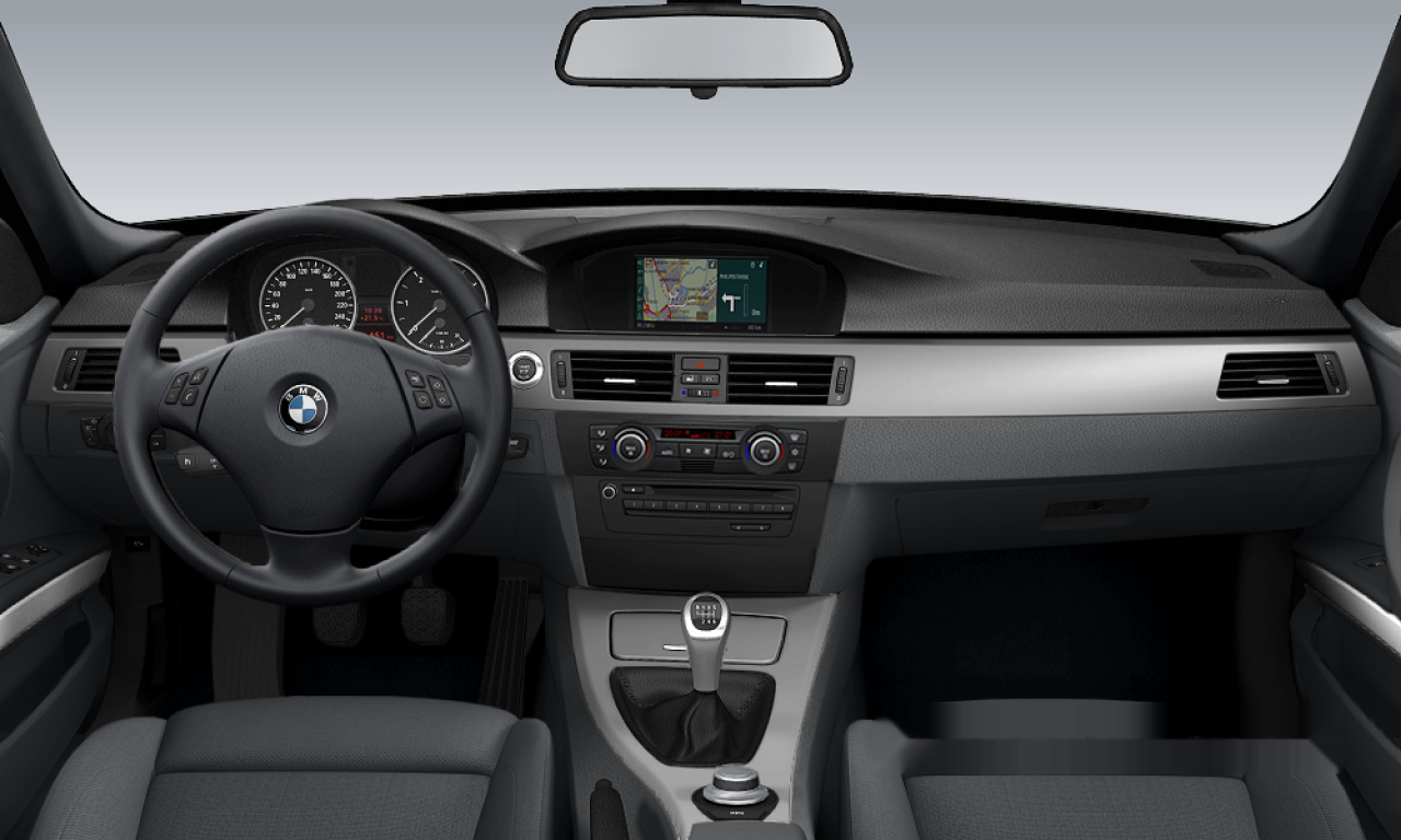 Interior of 2005 BMW 320d (E91), VIN WBAVU31050KY09330