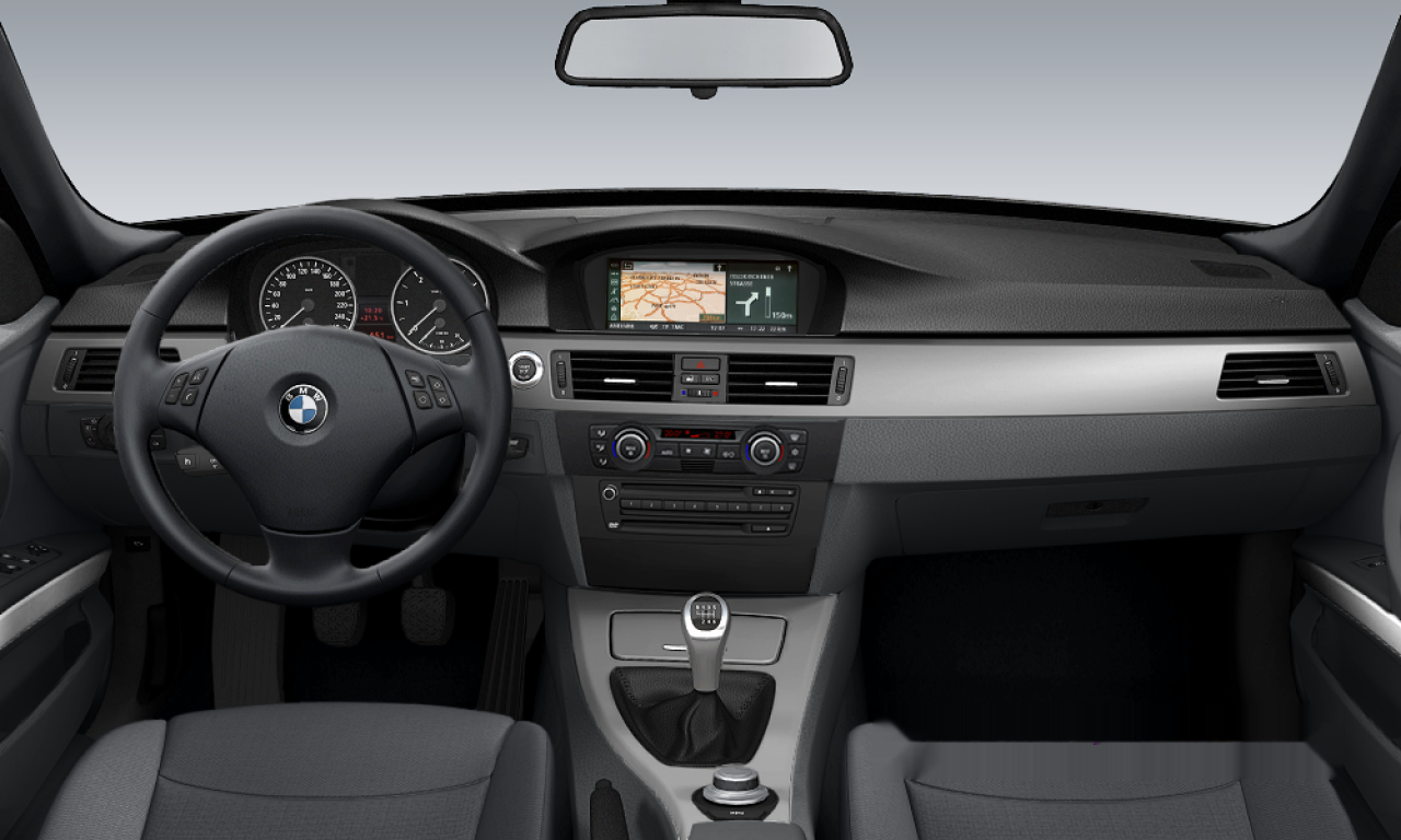 Interior of 2005 BMW 320d (E91), VIN WBAVU31060KY09644