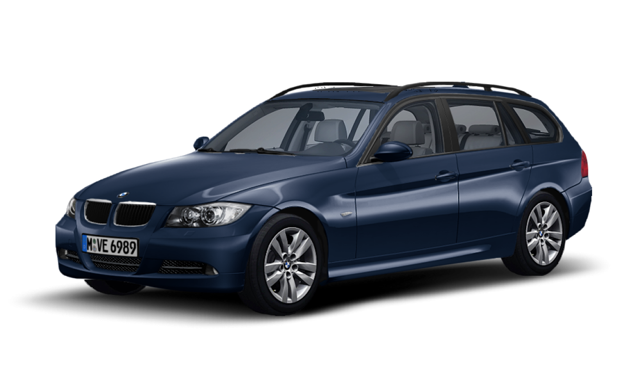 Exterior of BMW 320d (E91), VIN WBAVU31080KY24369