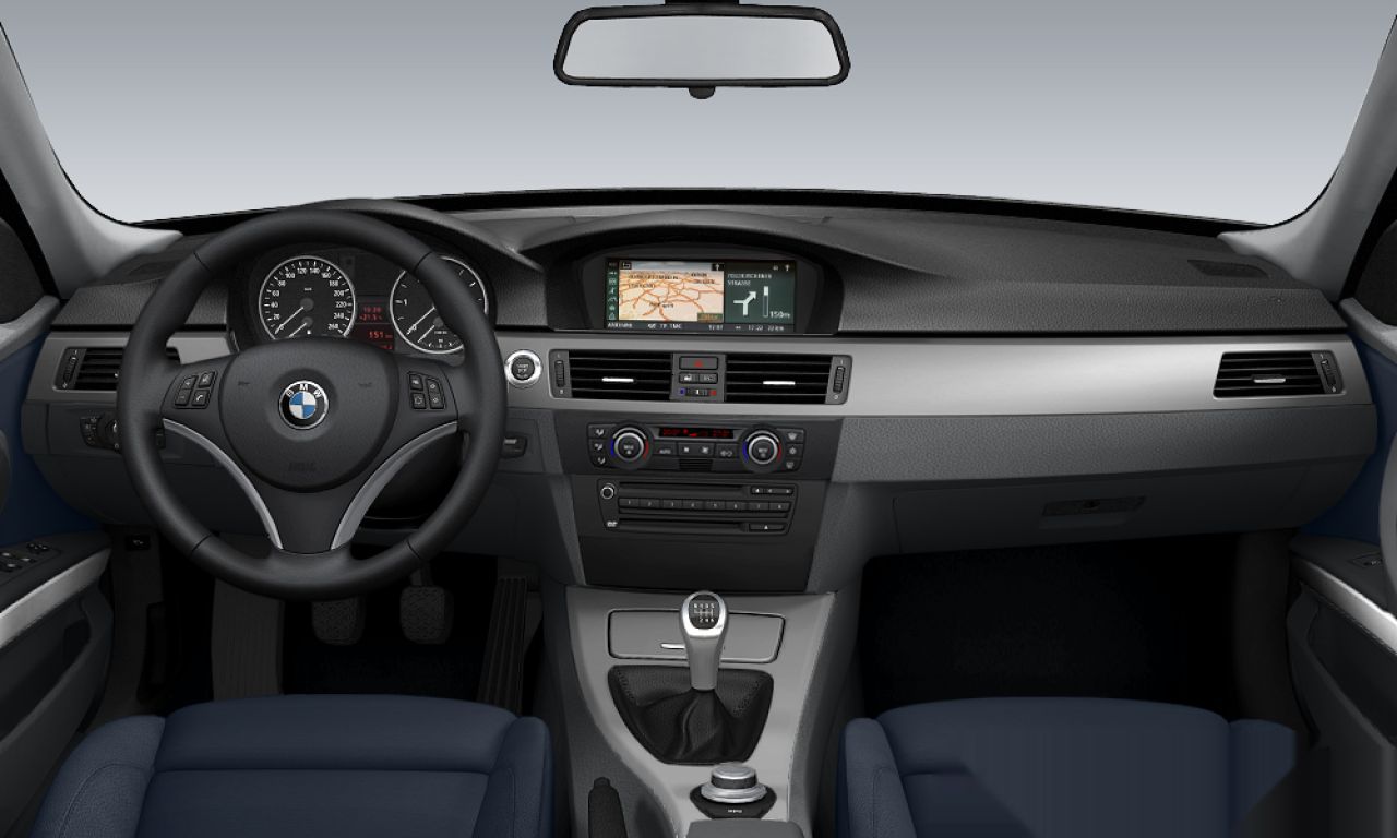 Interior of 2005 BMW 320d (E91), VIN WBAVU31090FJ39788