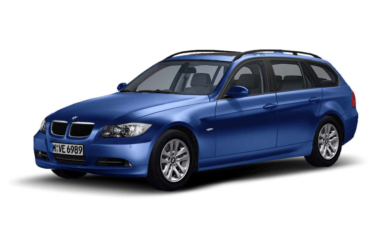 Exterior of BMW 320d (E91), VIN WBAVU31090KY45523