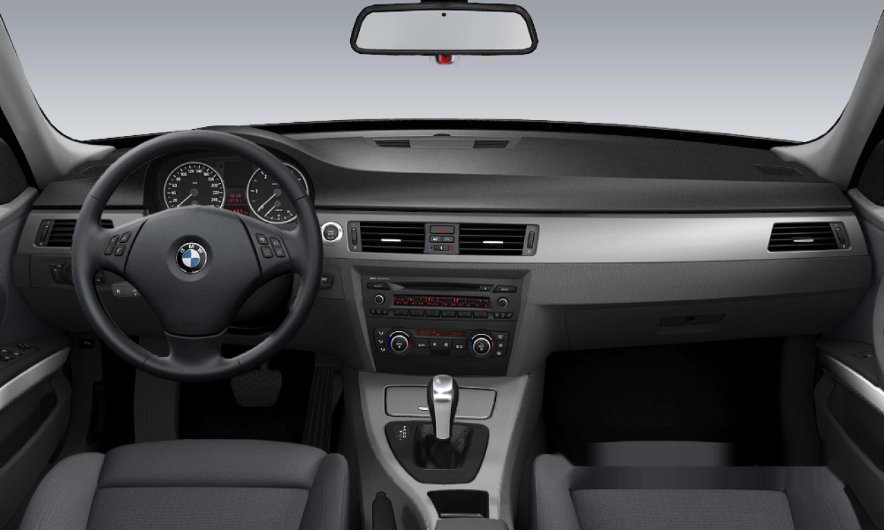Interior of 2006 BMW 320d (E91), VIN WBAVU31090KZ08068