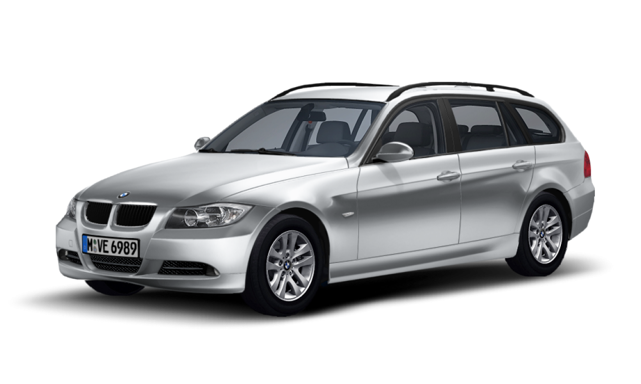 Exterior of BMW 320d (E91), VIN WBAVU32040K100886