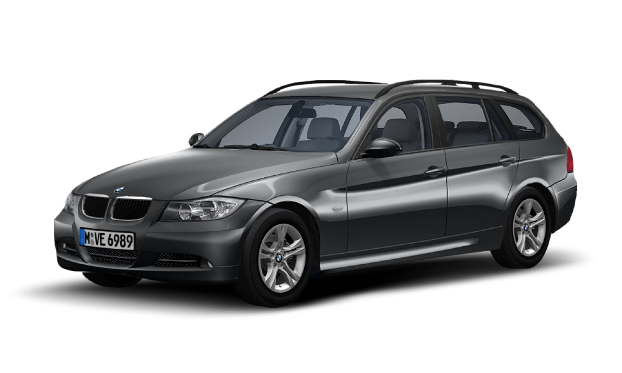 Exterior of BMW 320d (E91), VIN WBAVU51000A317502