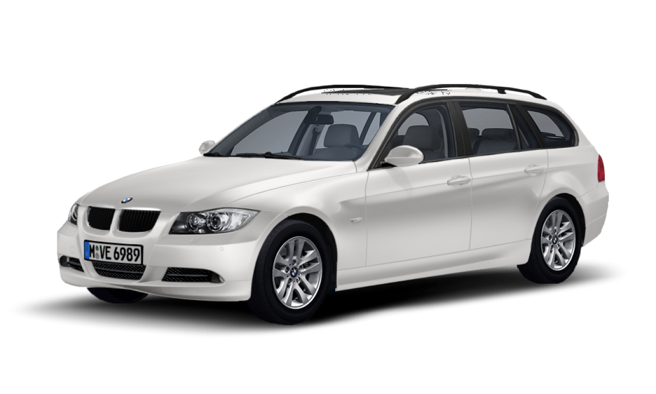 Exterior of BMW 320d (E91), VIN WBAVU51080A317523