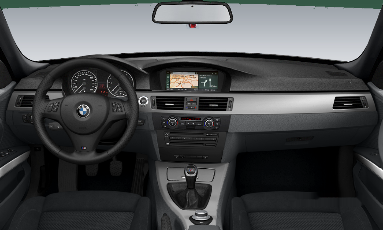 Interior of BMW 325d (E91), VIN WBAVU71020KC12209