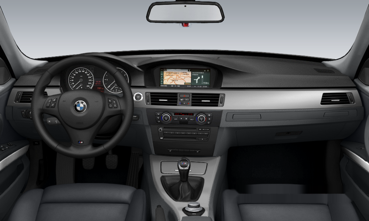 Interior of 2007 BMW 325d (E91), VIN WBAVU71030KC12879