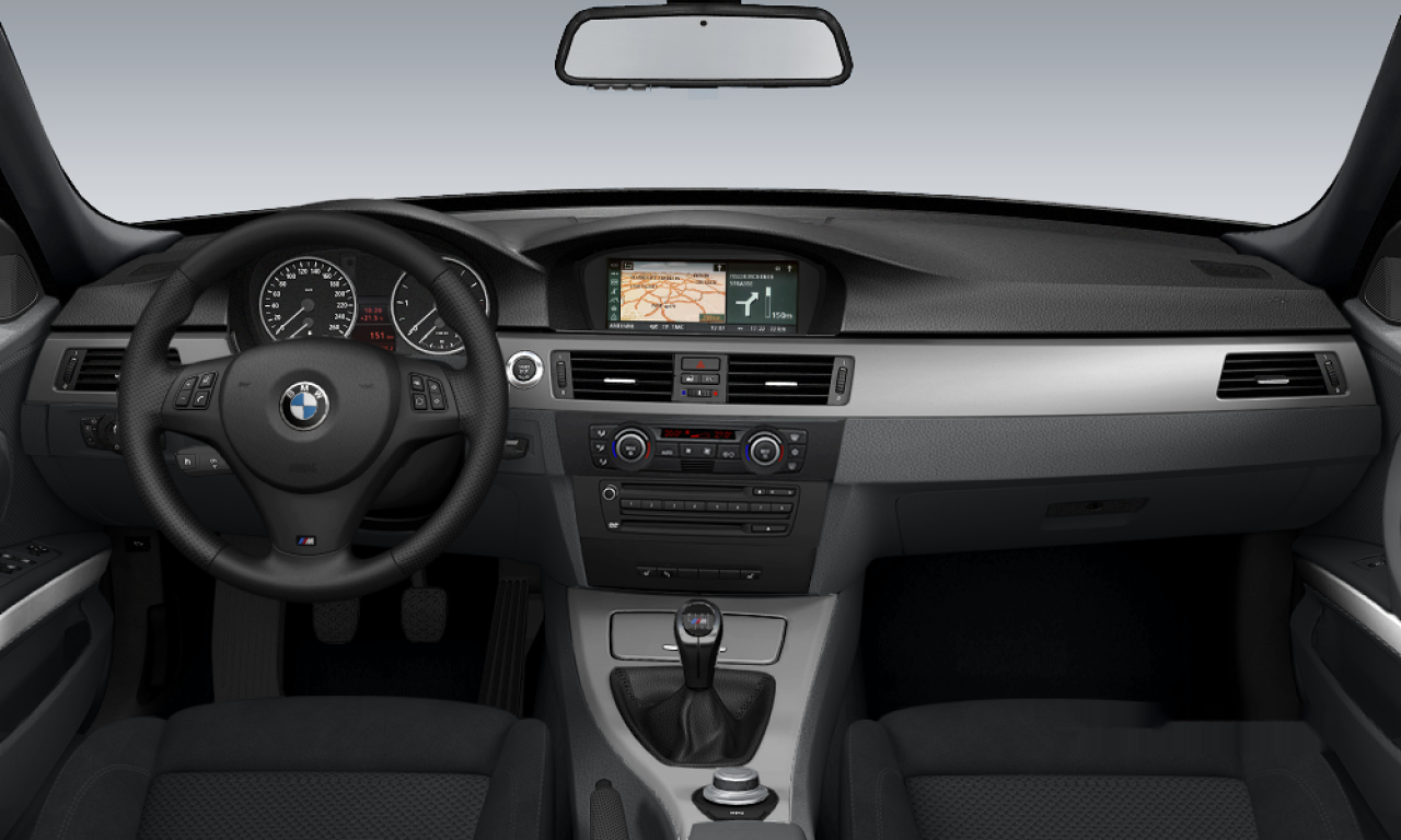 Interior of 2007 BMW 325d (E91), VIN WBAVU71050KC12303