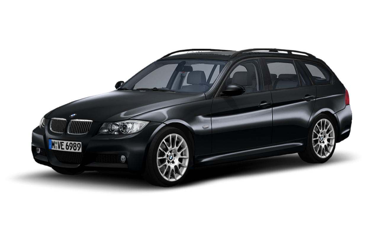 Exterior of BMW 325d (E91), VIN WBAVU71080KG93101