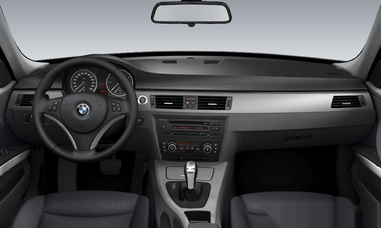 Interior of BMW 330d (E91), VIN WBAVU91010KT16523