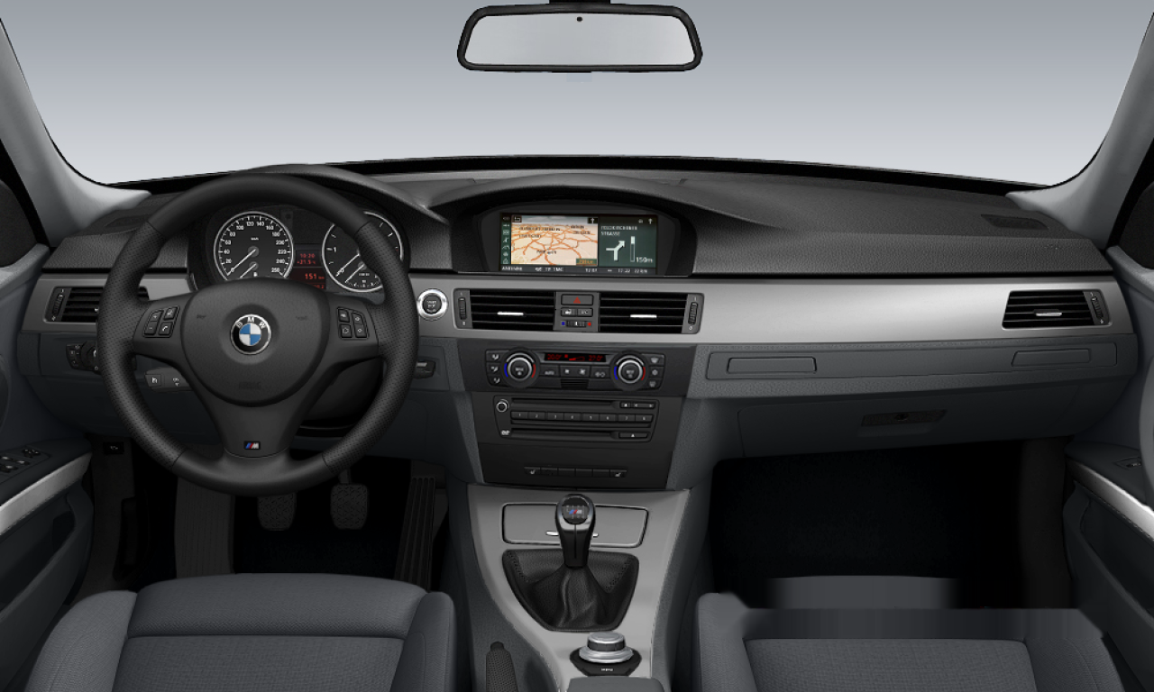 Interior of 2008 BMW 318d (E91), VIN WBAVW11020A278477