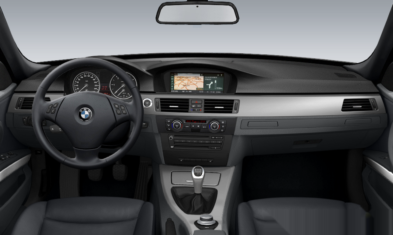 Interior of BMW 318d (E91), VIN WBAVW11050A275699