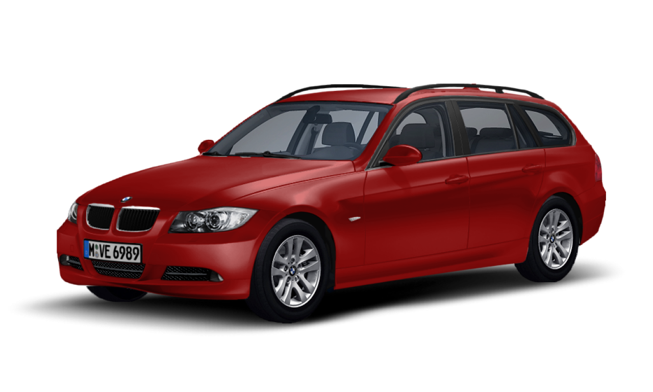 Exterior of BMW 318d (E91), VIN WBAVW11050A360414