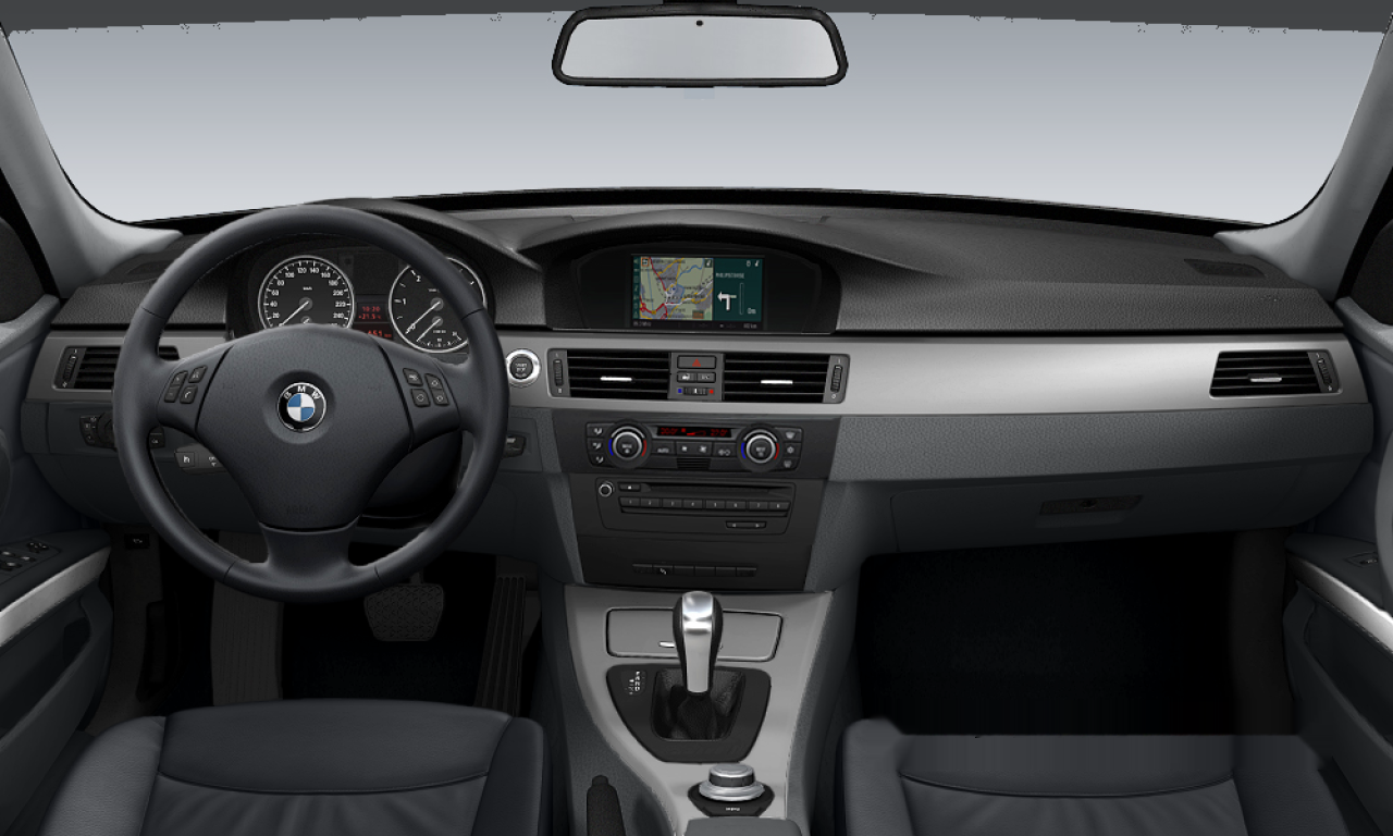 Interior of BMW 320i (E91), VIN WBAVW72050A135766