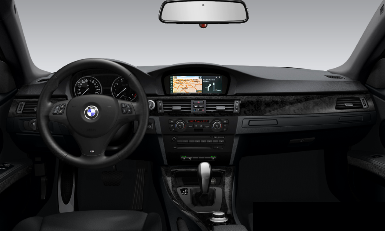 Interior of BMW 320i (E92), VIN WBAWA52010PG06027
