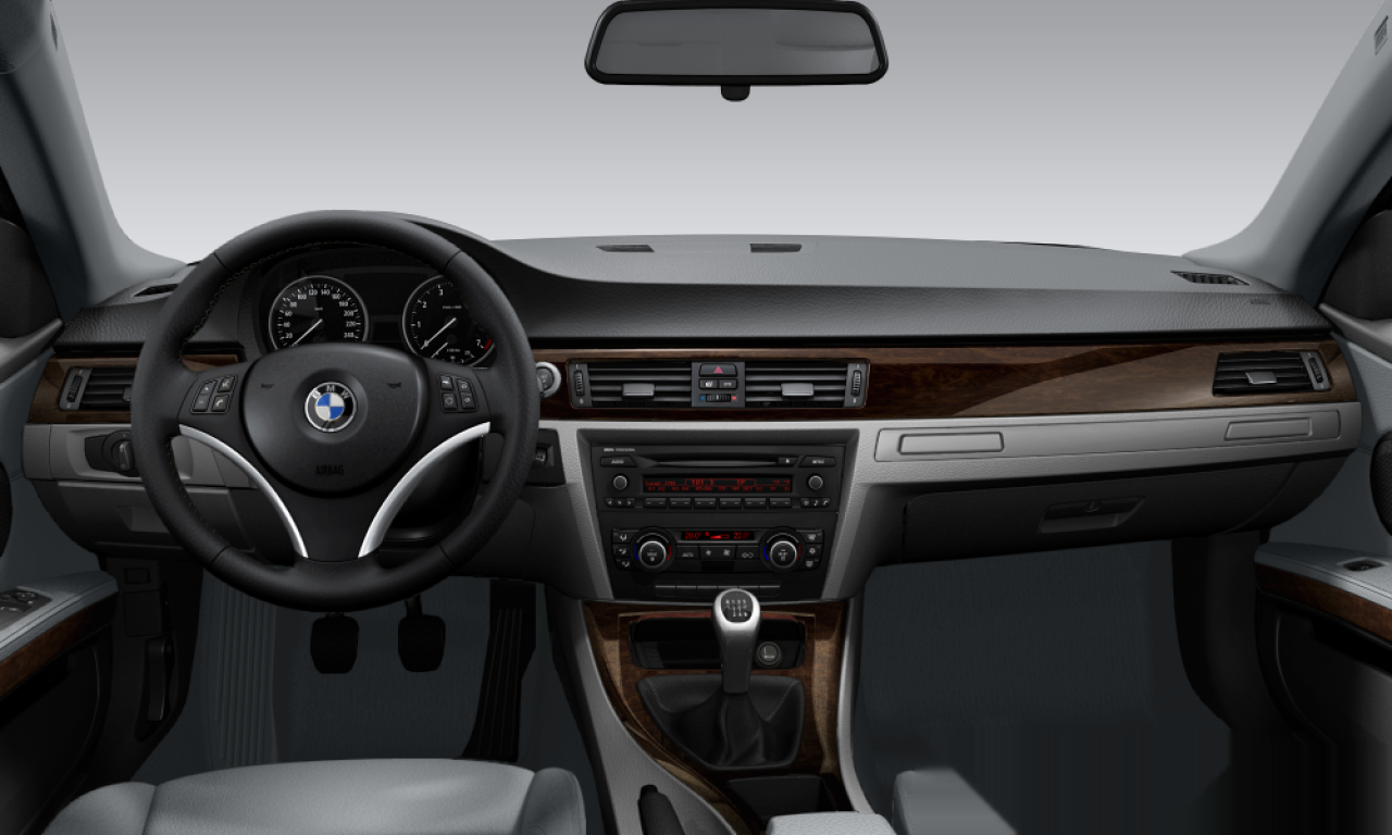 Interior of BMW 320i (E92), VIN WBAWA71060J002857