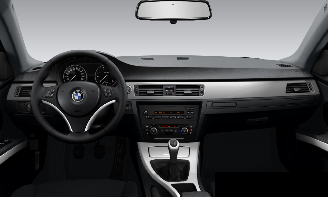 Interior of BMW 320i (E92), VIN WBAWA71090J000021
