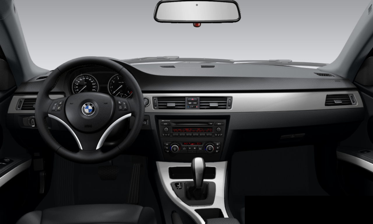 Interior of BMW 320i (E92), VIN WBAWA72010PK40126