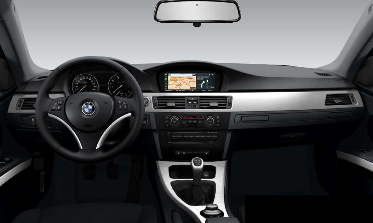 Interior of 2006 BMW 325i (E92), VIN WBAWB31000PS94248