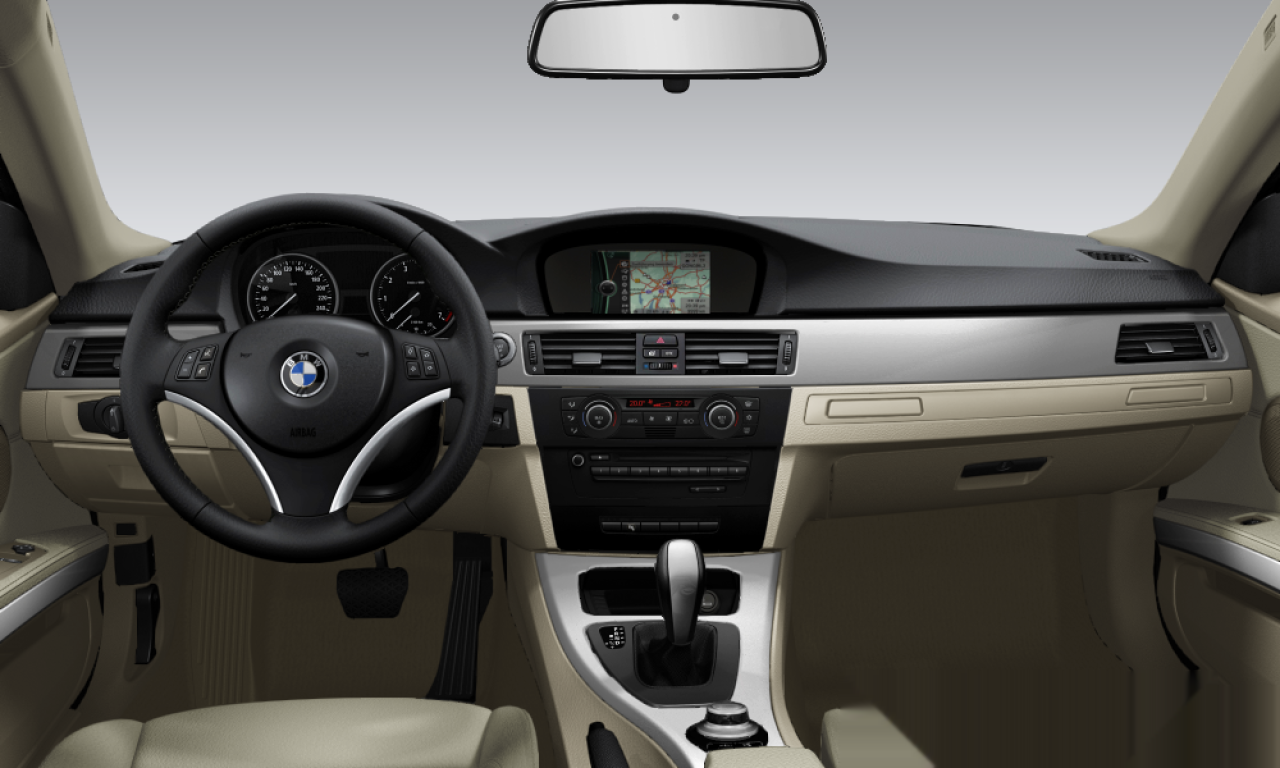 Interior of 2007 BMW 325i (E92), VIN WBAWB32000PV51861