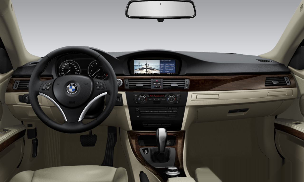 Interior of 2006 BMW 325i (E92), VIN WBAWB32080PU85091