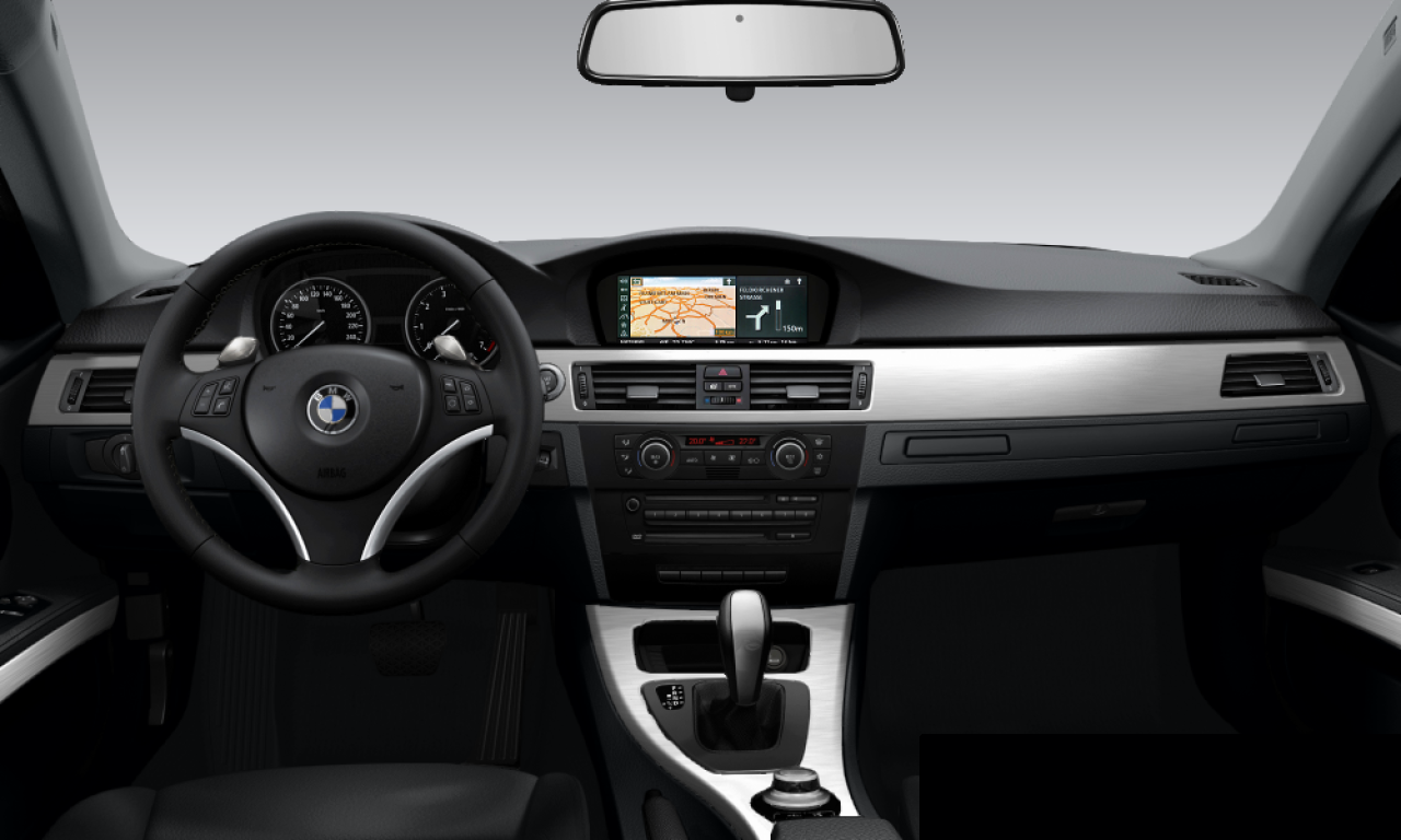 Interior of 2007 BMW 335i (E92), VIN WBAWB71010P028969