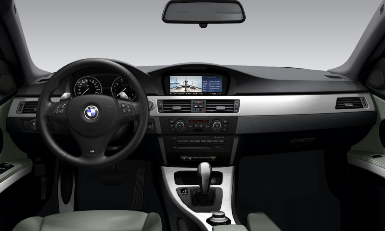Interior of 2007 BMW 335i (E92), VIN WBAWB71030P030173