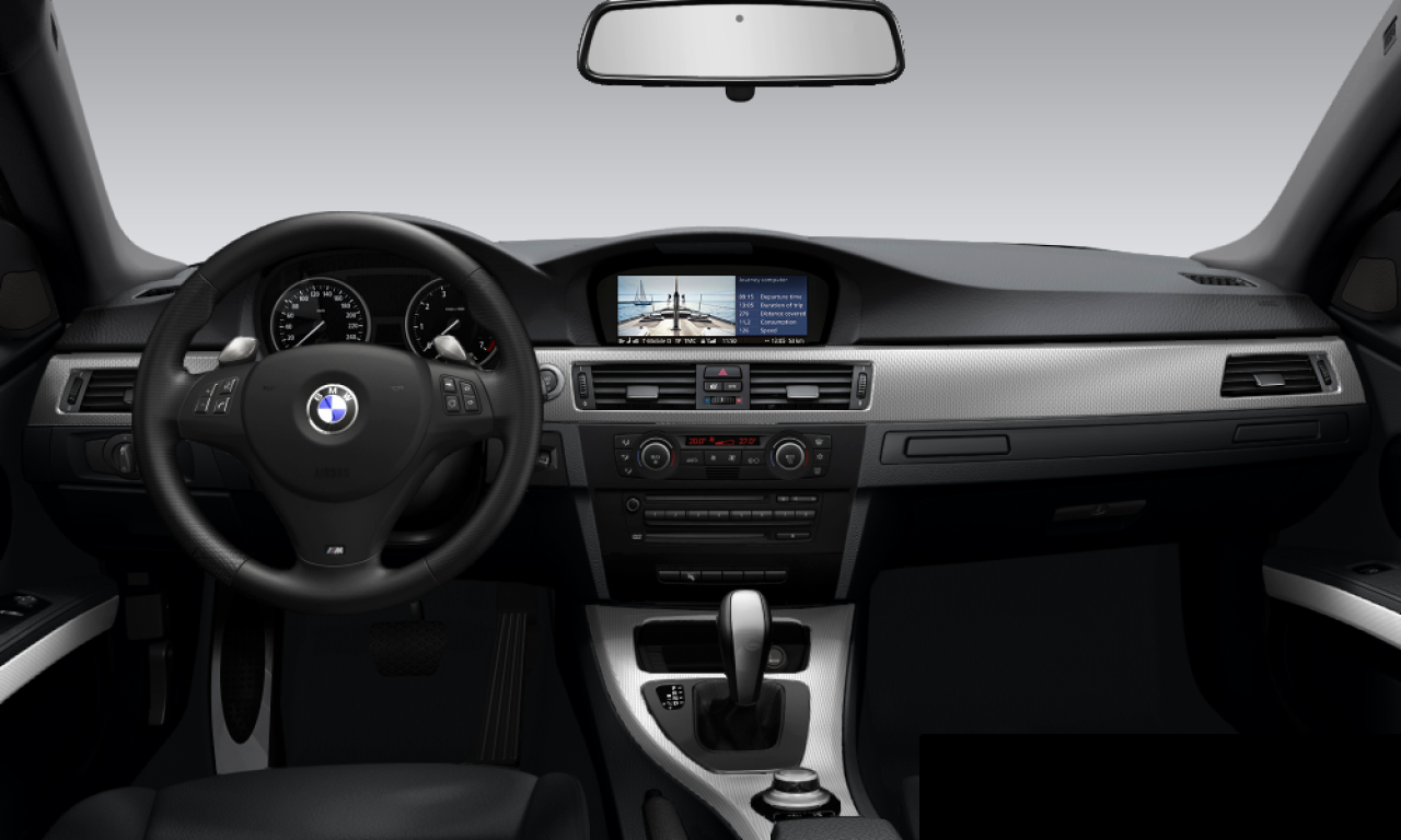 Interior of 2008 BMW 335i (E92), VIN WBAWB72050P175424