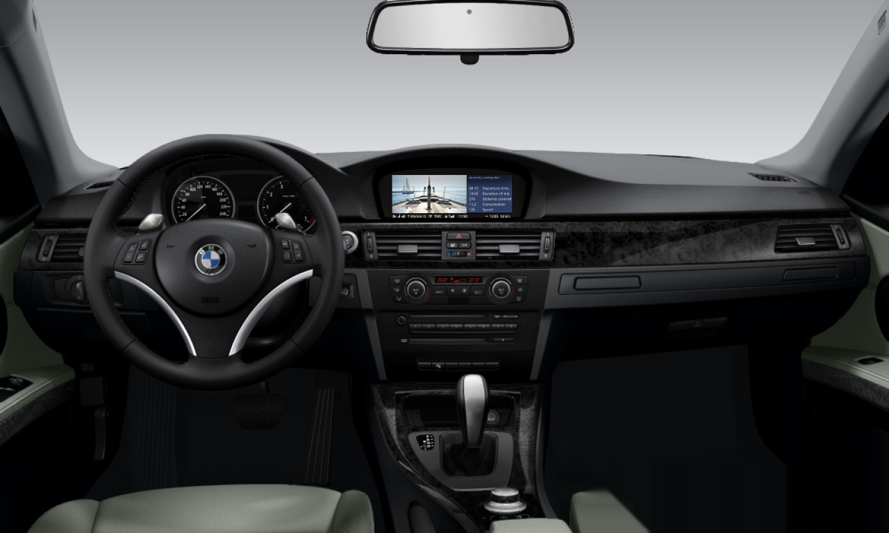 Interior of 2008 BMW 335i (E92), VIN WBAWB72080P175367