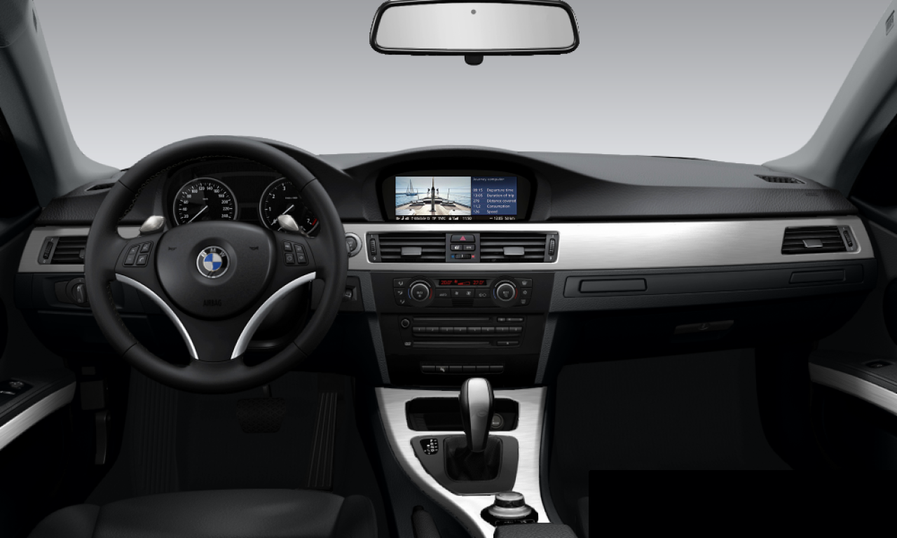 Interior of 2006 BMW 335i (E92), VIN WBAWB720X0PW82030