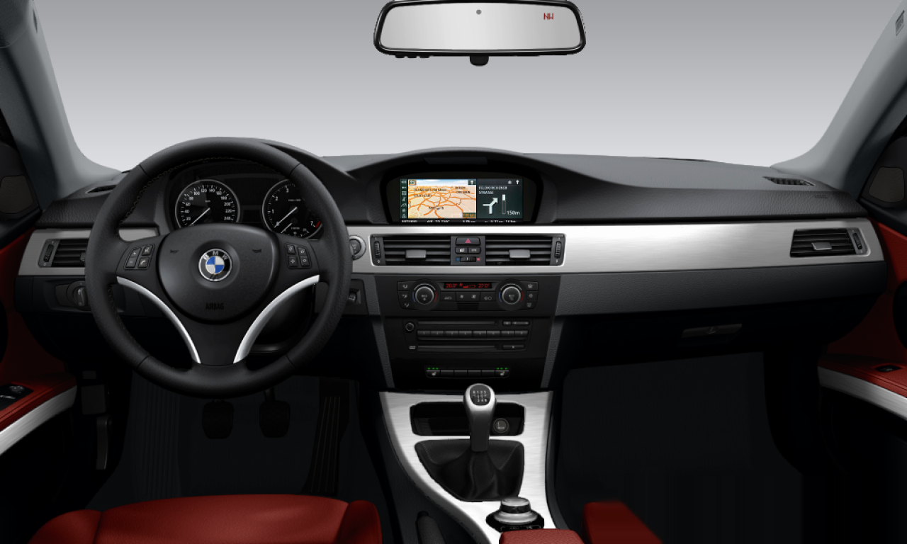 Interior of BMW 335i (E92), VIN WBAWB73597P023943