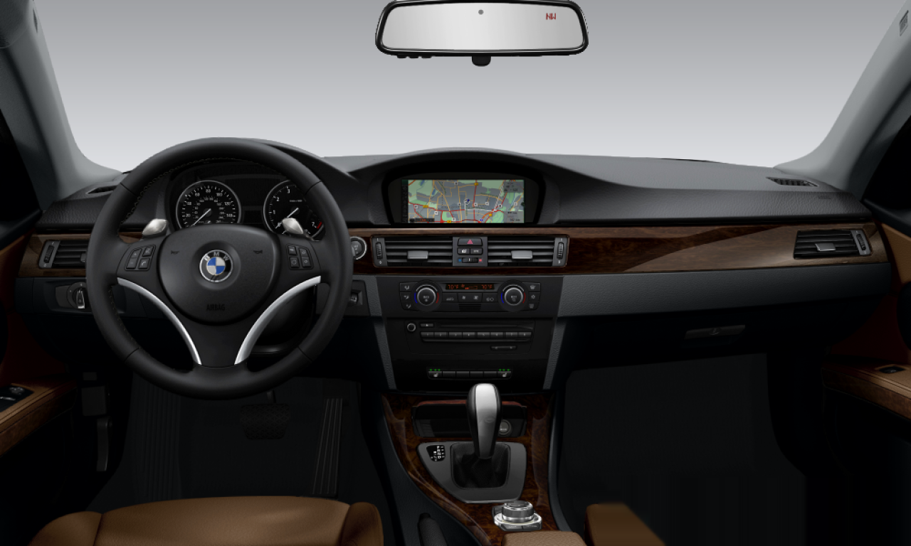 Interior of 2008 BMW 335i (E92), VIN WBAWB73599P046061