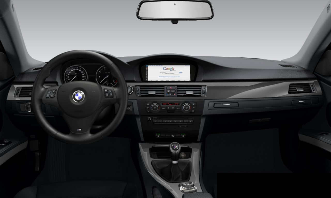Interior of 2008 BMW 320xd (E92), VIN WBAWC110X0E212099
